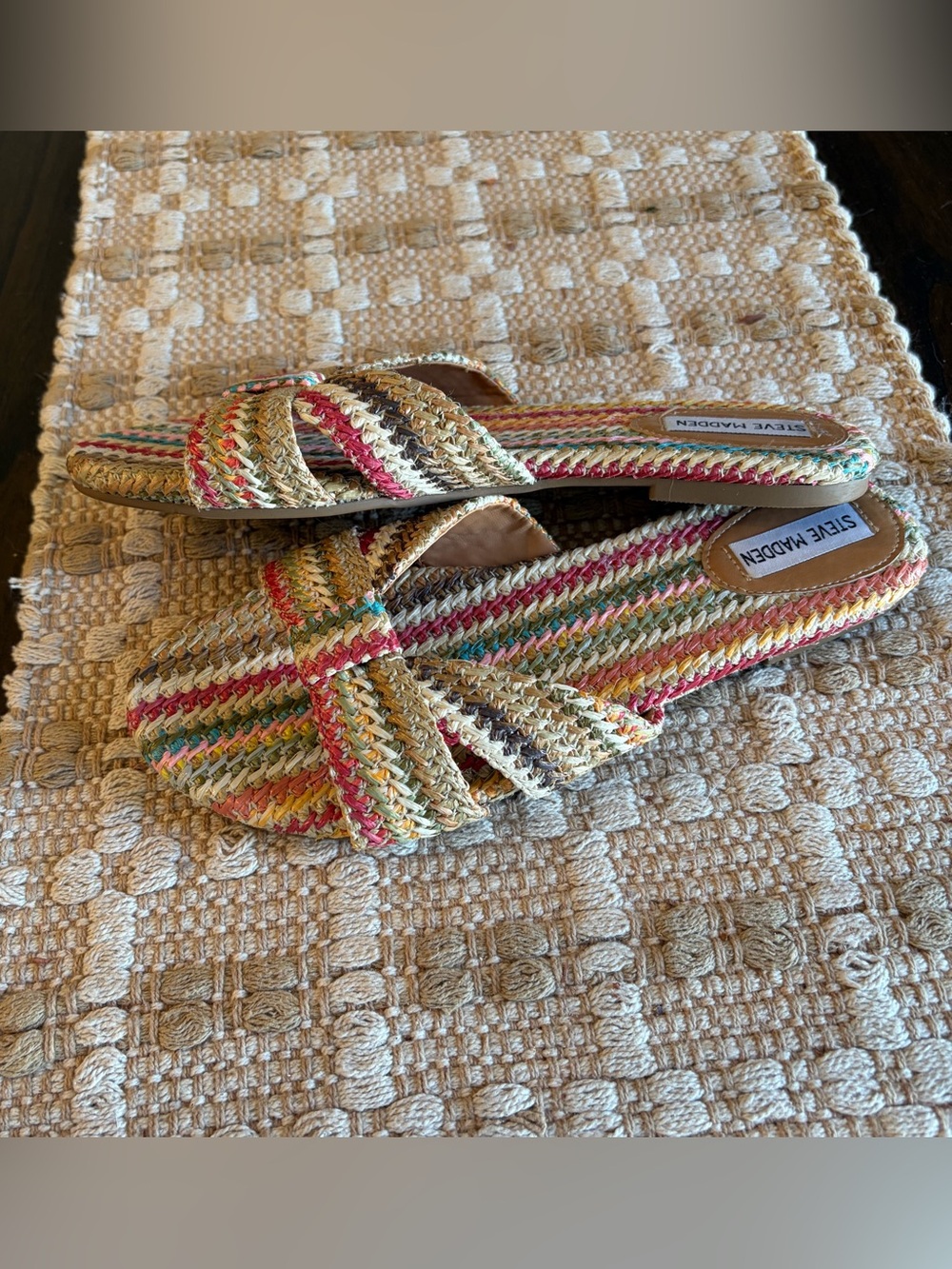 Steve Madden Striped Braided Slide Sandals in Multicolor
Size 11 - Picture 3 of 9